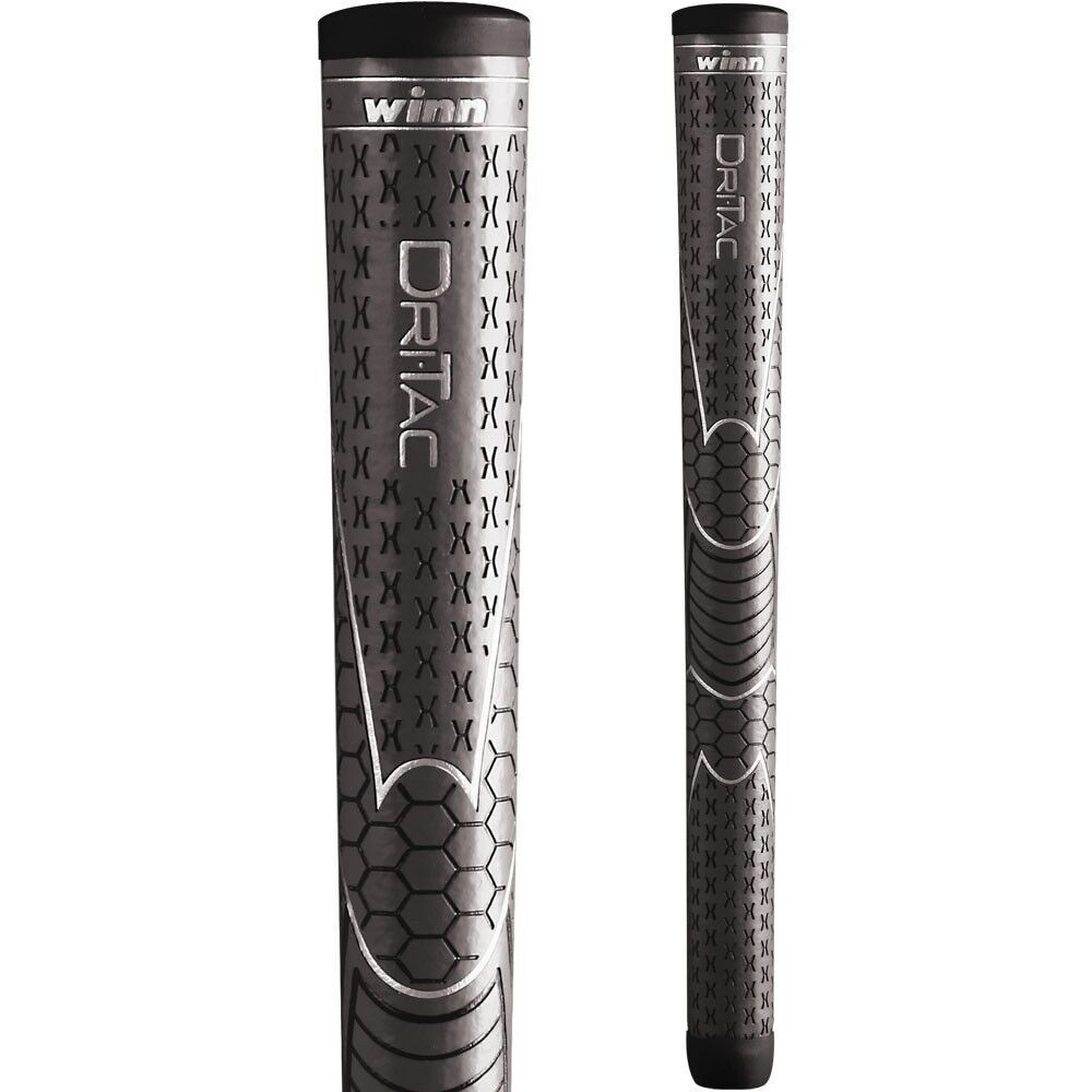 Winn Dri-Tac AVS DriTac Perf. Soft Gray Grey Oversize/Jumbo +1/8" Golf Grip NEW