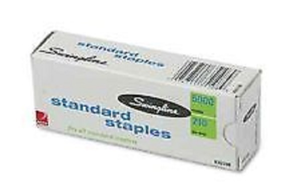 10 Boxes of 5000 ACCO Swingline Standard Staples, PN#35108 FREE FDX 2 DAY AIR