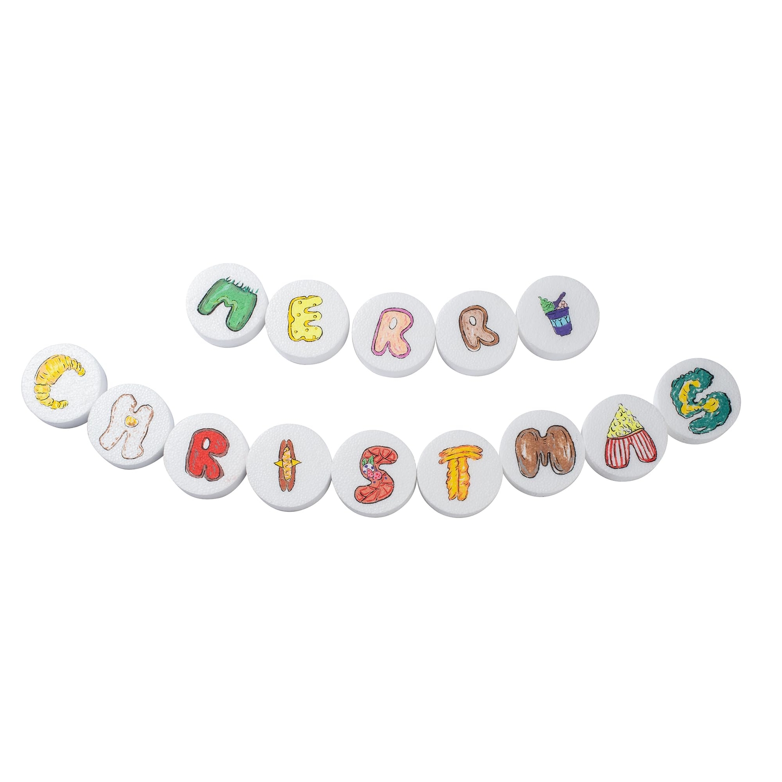 3 Inch Foam Circles for 36-Pack 1 Inch Thick Crafts Polystyrene Circles for D...