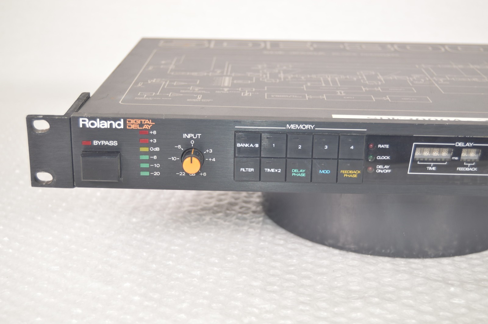 Roland SDE-3000A Digital Delay Echo Effect Processor Tested Excellent