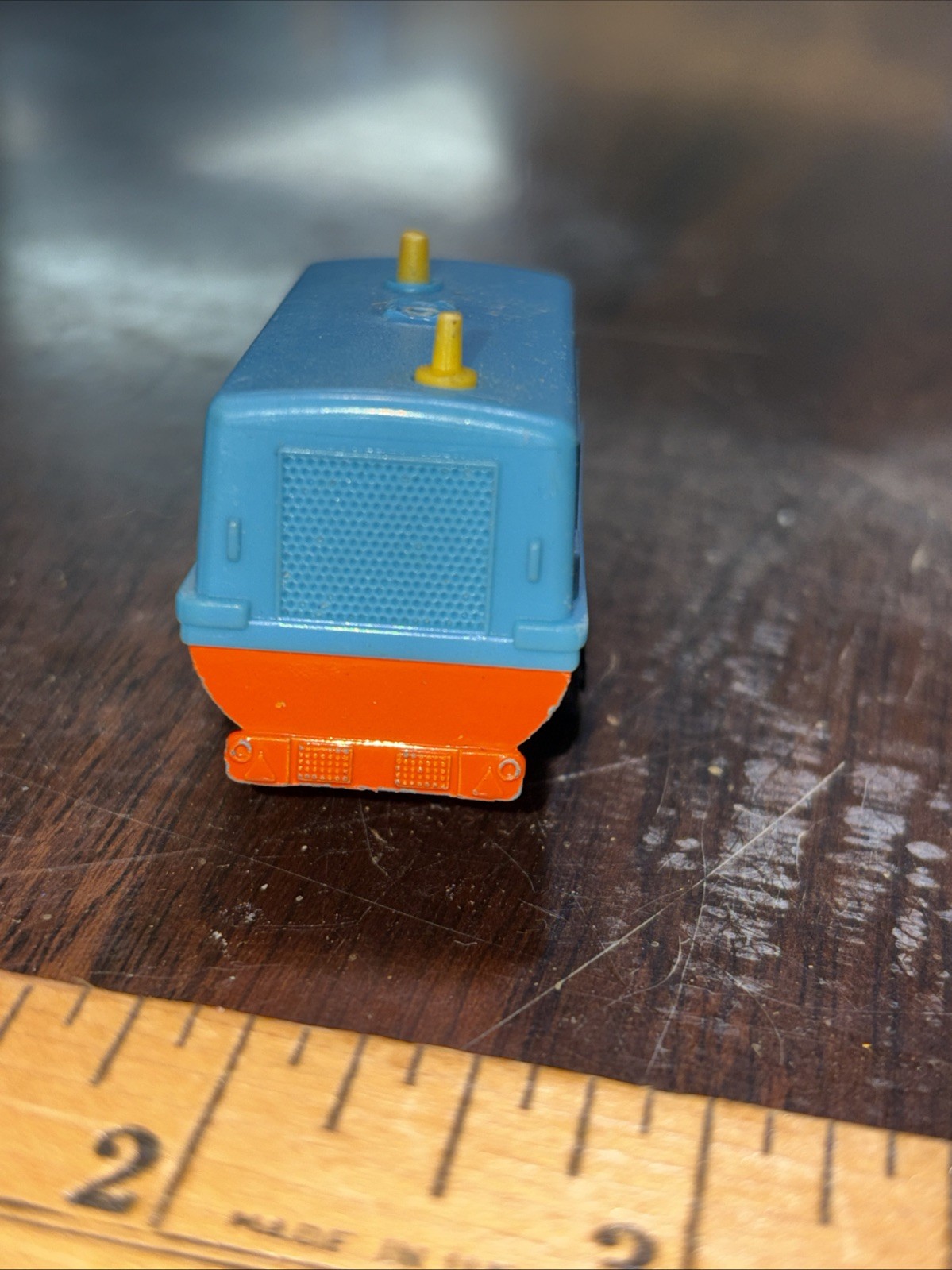 Blue And Orange Compressor TRAILER Mojorette toy NICE! B141