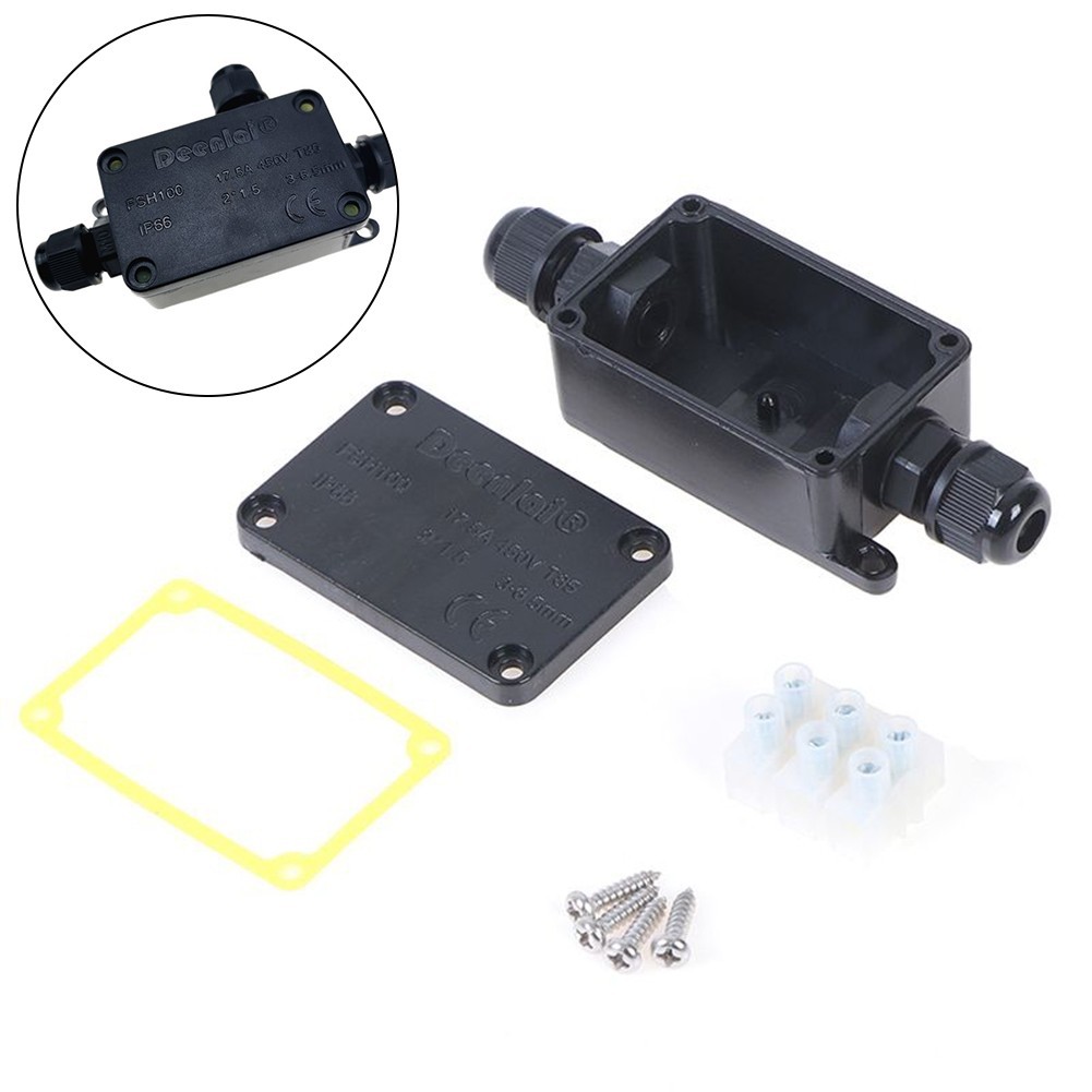 Junction Box Waterproof Dustproof IP66 2-way/3-way 24A 94-V2 Fireproof