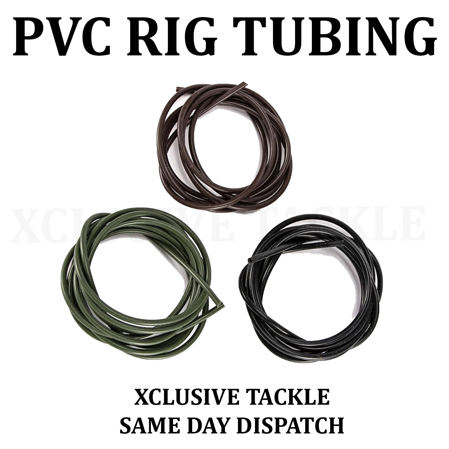 PVC Rig Tubing - 3 Colours - Carp Fishing Rig Tubing Carp Tackle