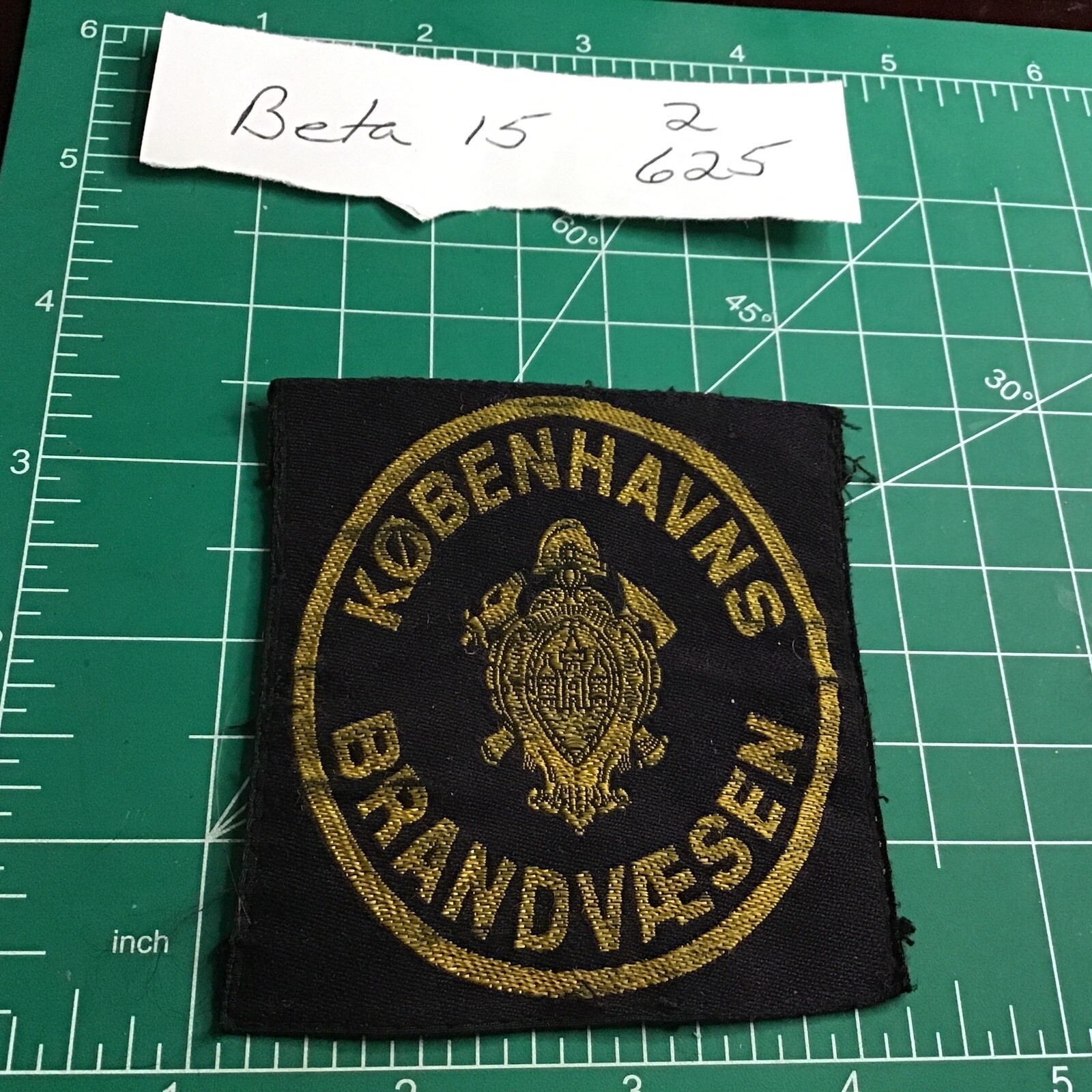 DENMARK - Kobenhavns, Brandvaesen - **RARE** - Fire Dept. Emblem