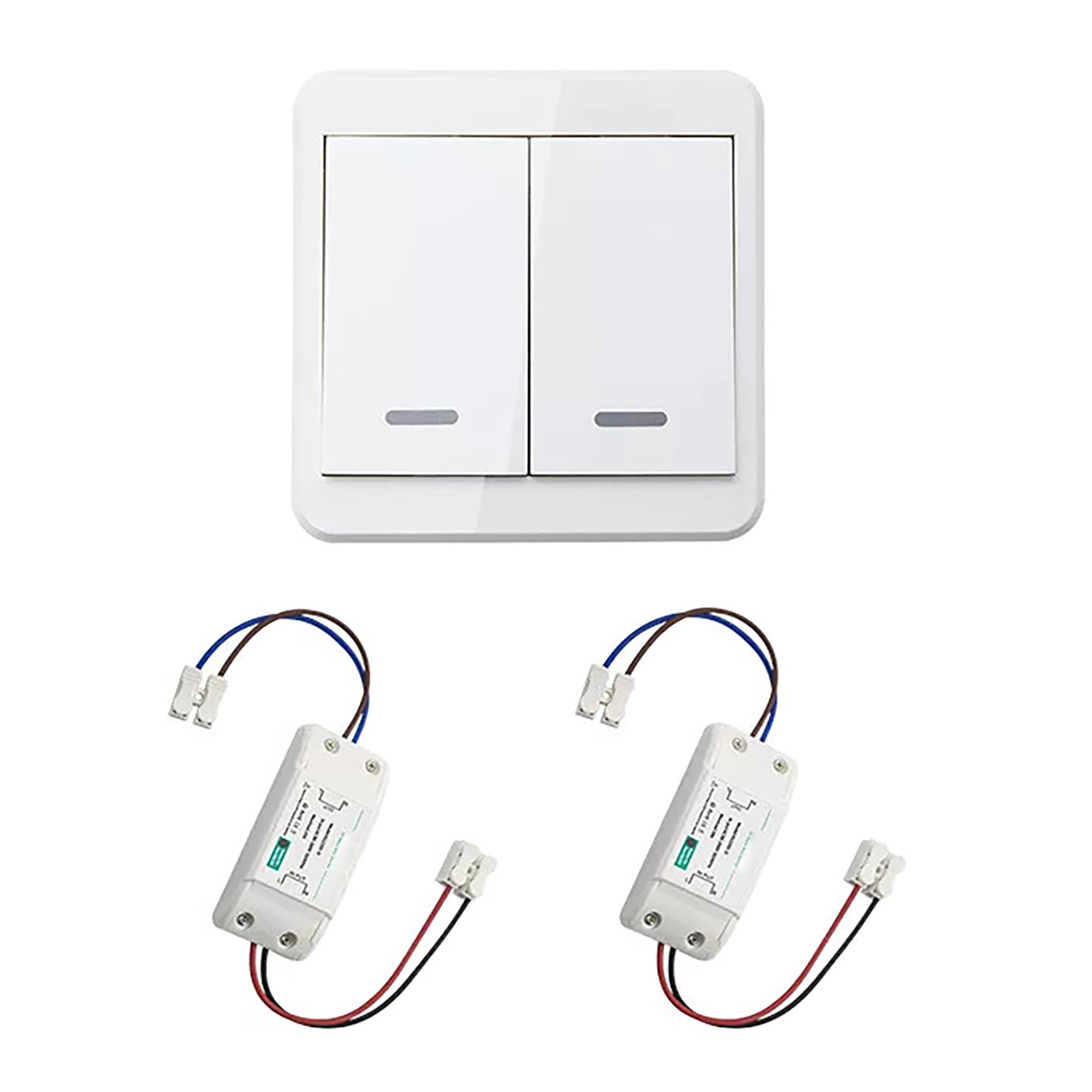 433MHz White Wireless Remote Control Light Switch Controller Accessories