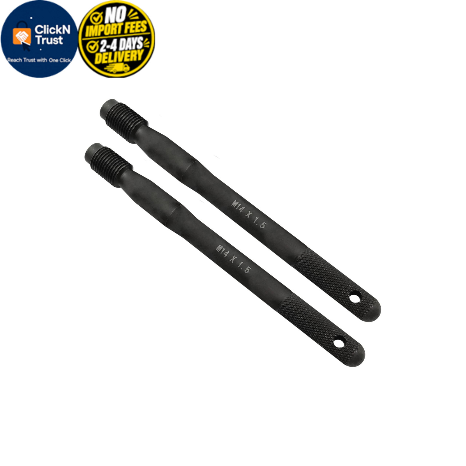 ZKTOOL 2PC Wheel Hanger Alignment Pin Guide Tool - M14×1.5, M14×1.5