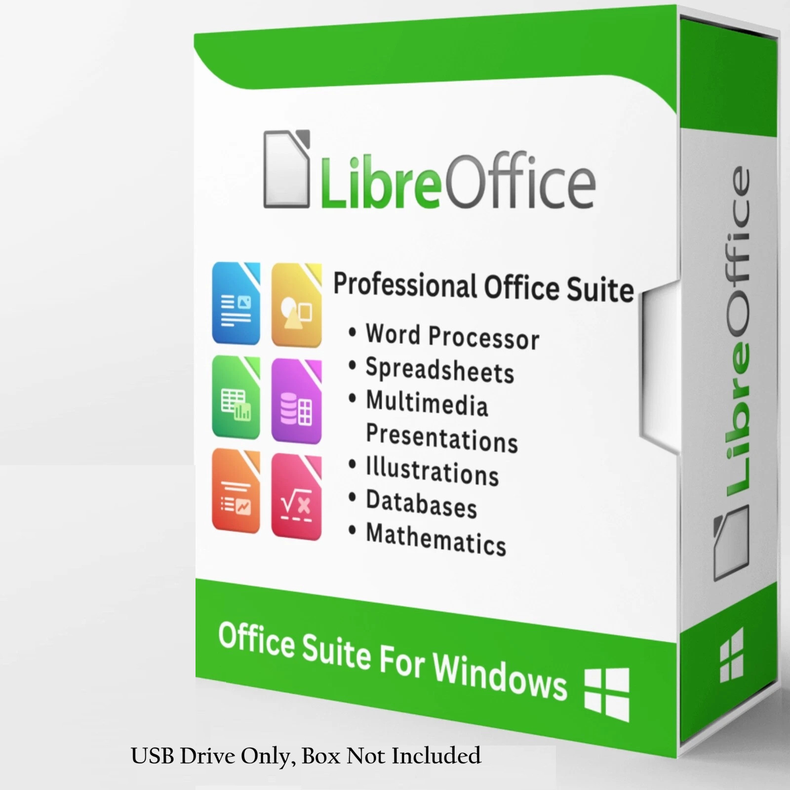 LibreOffice Software Suite 2026 for Windows - With Bonus 2.2k Fonts on USB