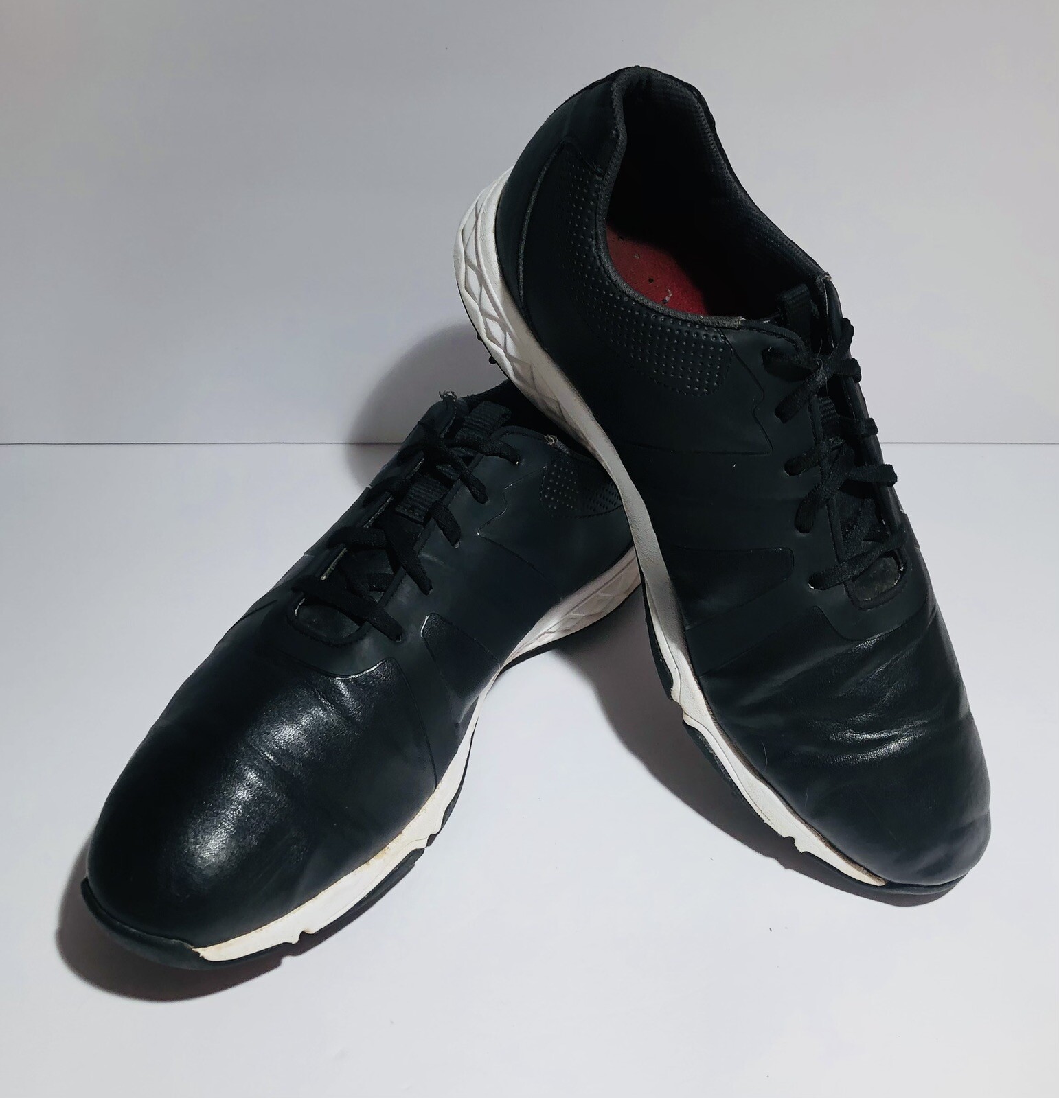 FootJoy FJ Energize Men's Black & White Golf Shoes Sneakers #58131 Size 11.5 M