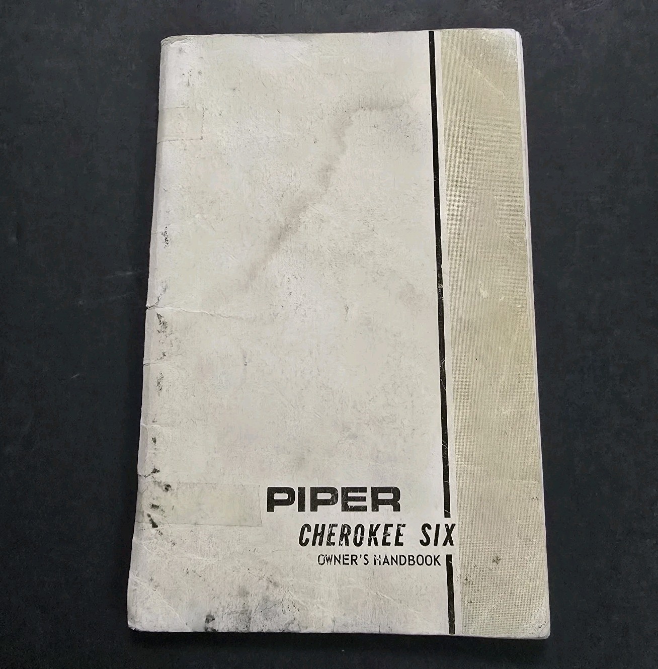 Vintage Piper Cherokee Six Owner's Handbook Manual 1972 Aircraft Airplane Plane