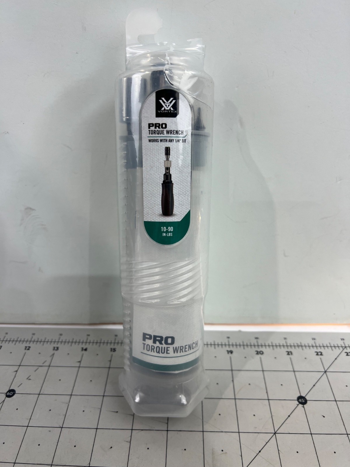 Vortex Pro Torque Wrench 1/4" Bit Set Adjustable 10-90 In-Lbs Includes Bits & So