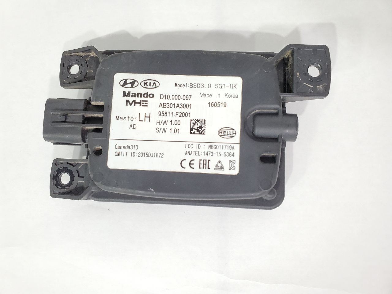 2017 Hyundai Elantra OEM Left Driver Side Blind Spot Module