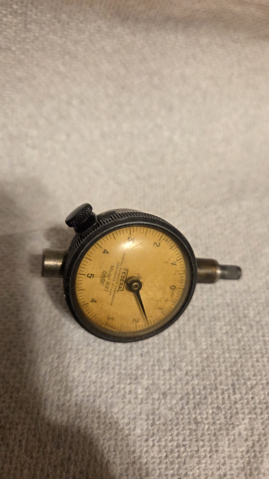 Federal Dial Drop Indicator B21 .0001” Miracle Movement Providence RI USA