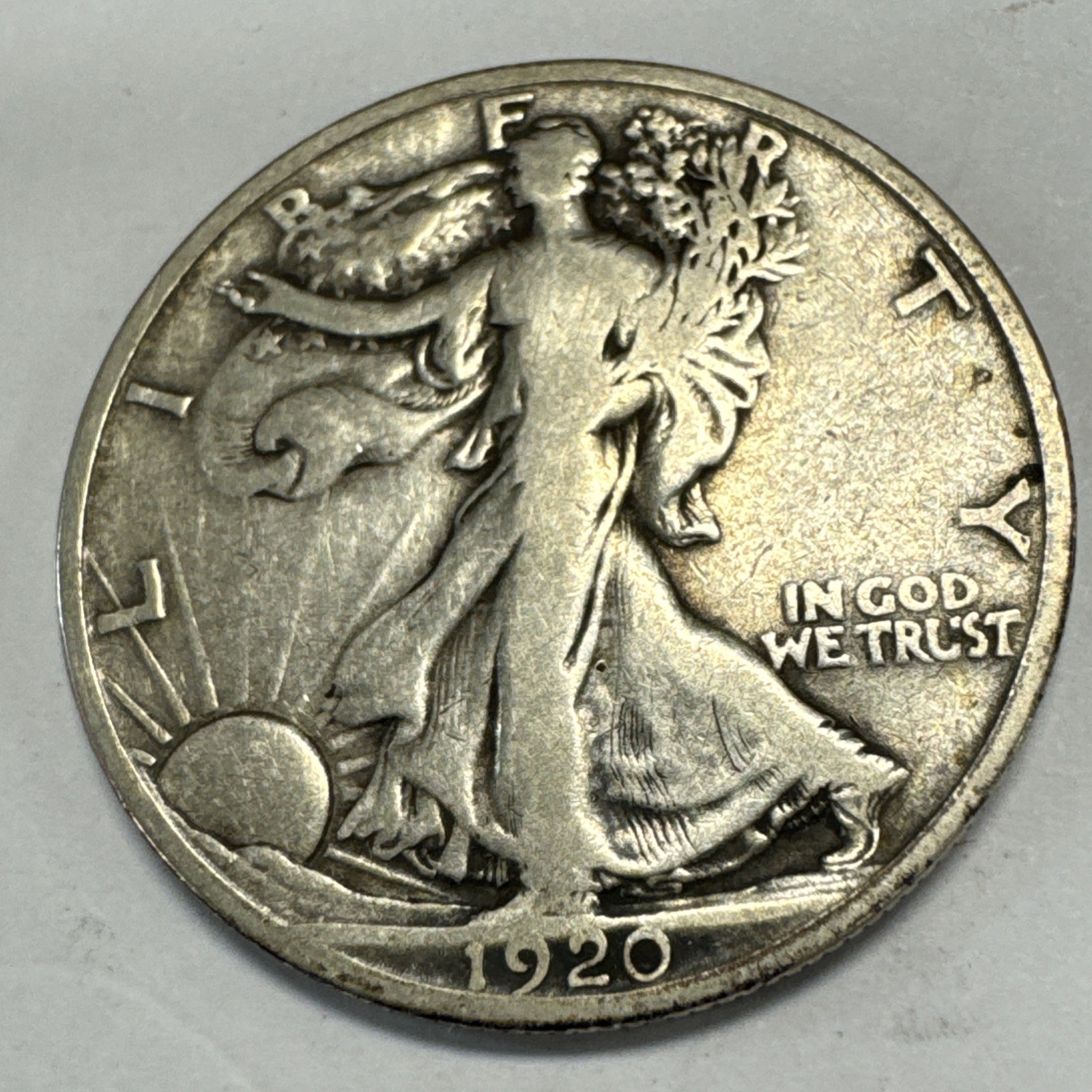 1920-D Walking Liberty Half Dollar VG