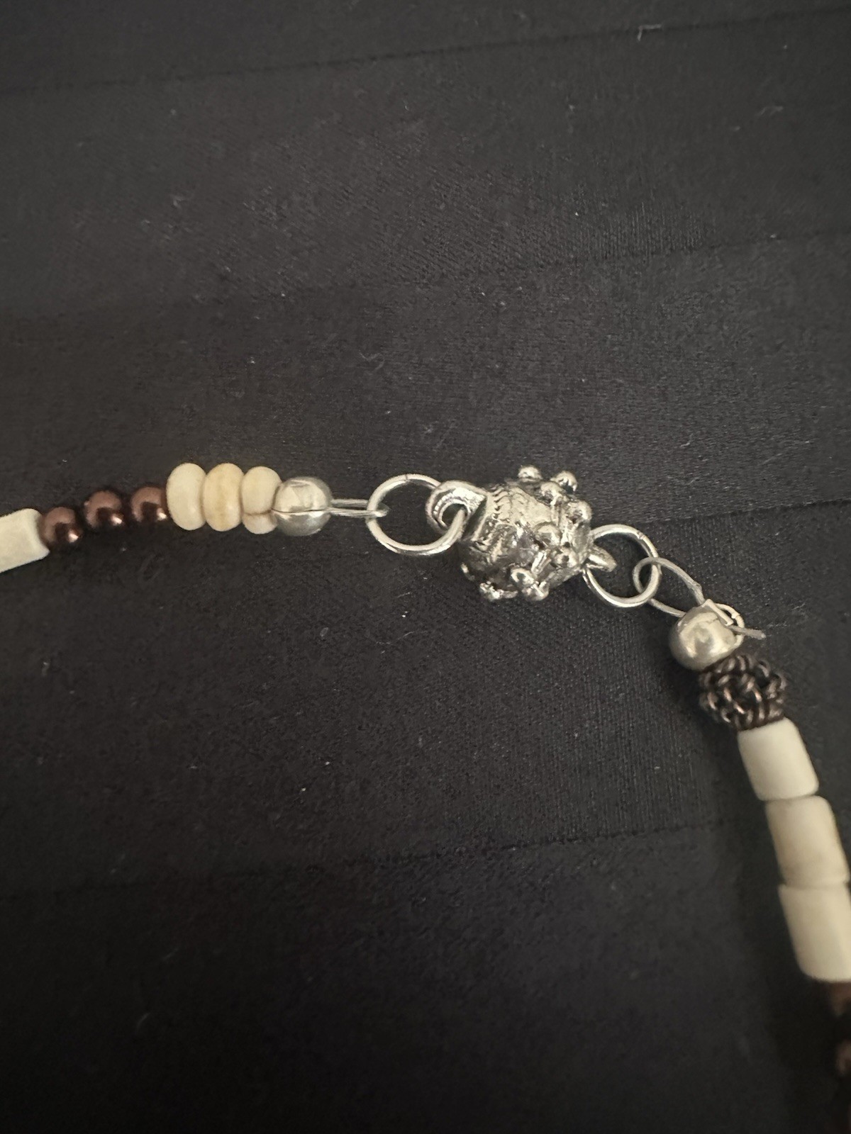 Artisan Stone Bracelet Hearts Beads