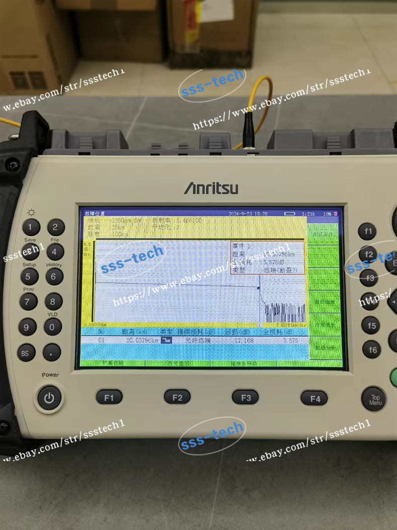 anritsu MT9082A9 OTDR Optical Time Domain Reflectometer#XJ