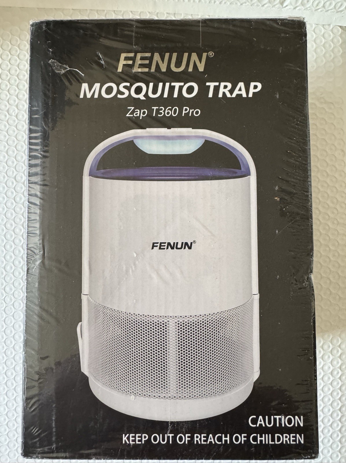 Fenun Mosquito Trap Zap T360 Pro White/Purple Insect Eradicator New