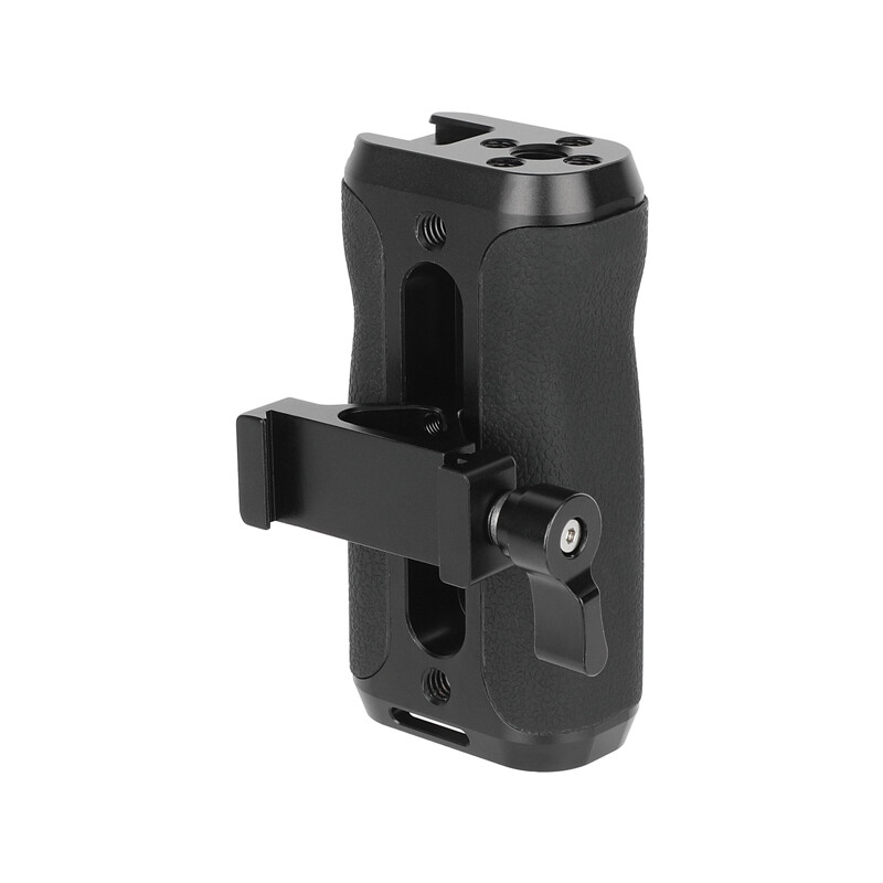 Left Right Side Handle Grip w/QR Arca-Type Clamp Mount fr DSLR Camera/Phone Cage