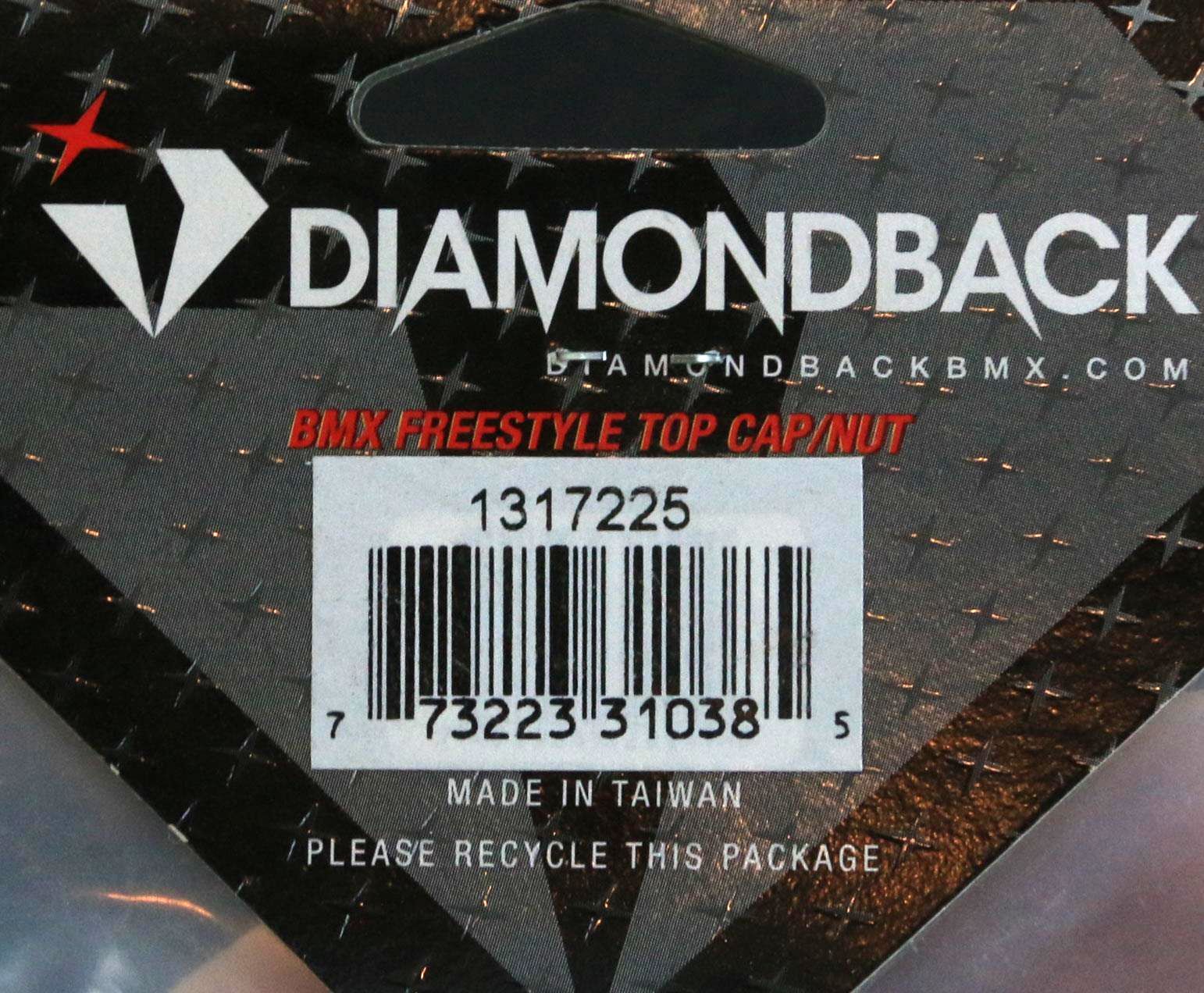 Diamondback 1-1/8" Threadless Freestyle BMX Bike Headset Cap Internal Cable NEW
