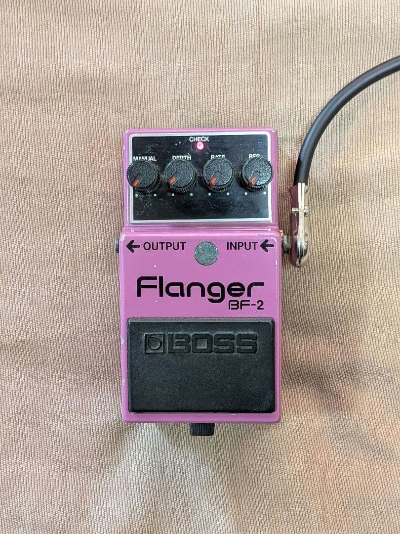 Boss BF-2 Flanger Guitar Effect Pedal Made in Japan Used