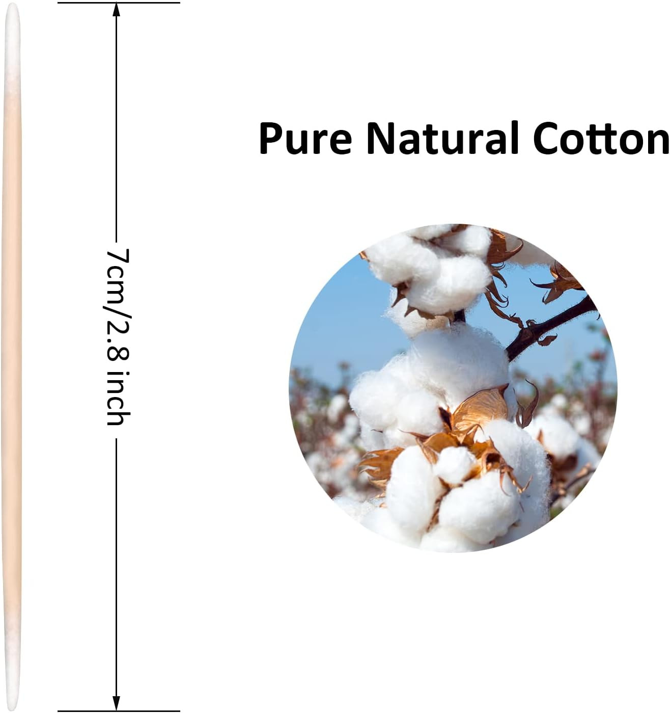 Microblading Cotton Swab (500pcs, Count, 500)
