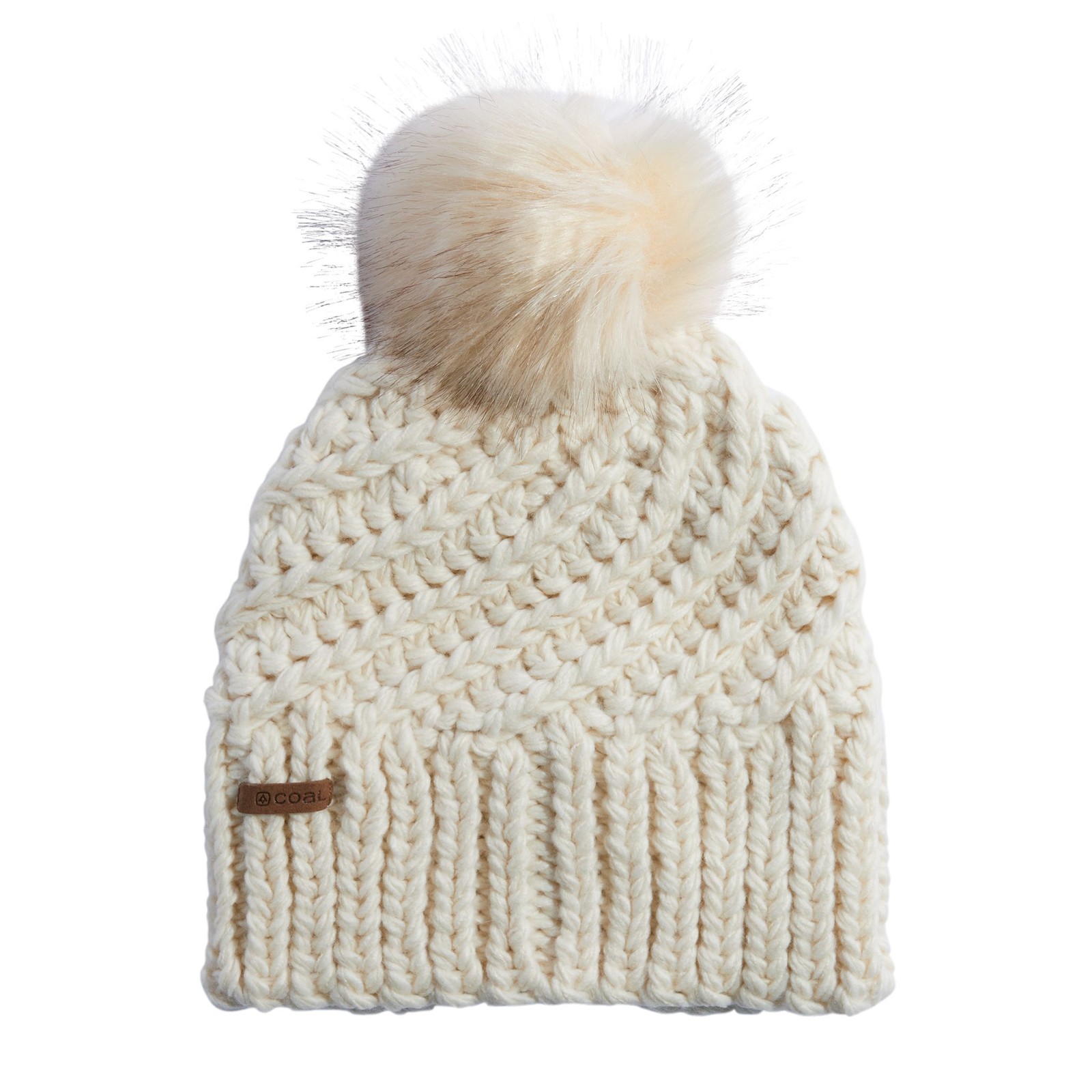 Coal The Maizy Beanie Hat, Cream