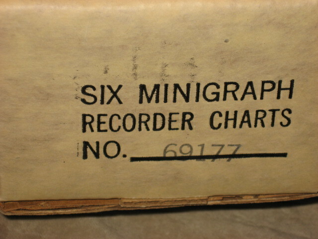 Esterline Angus Chart Recorder Rolls, 6, new