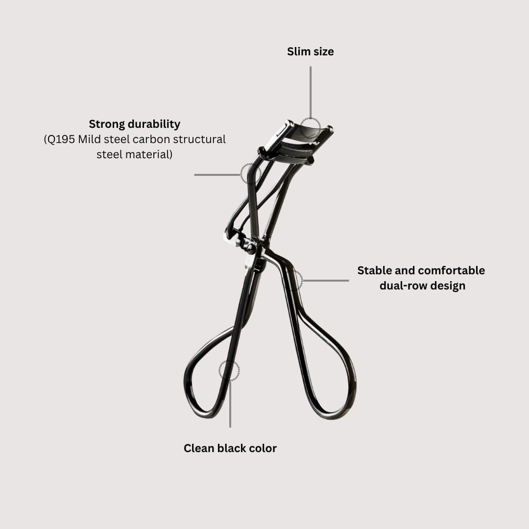 Okhee SO-OK Precision Lash Half Curler – Inner & Outer Corner Eyelash Curler for