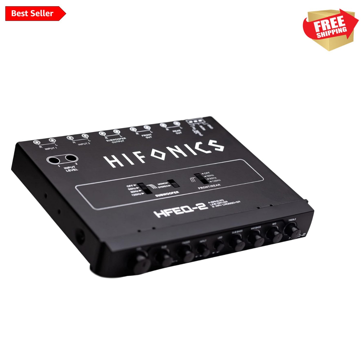 Hifonics Car EQ: Stereo Audio Processor for Enhanced Vehicle Sound Experience