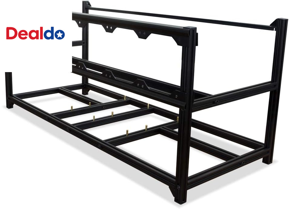8 GPU Miner Rig Case Frame – Premium Stackable Aluminum Mining Rig Enclosure for