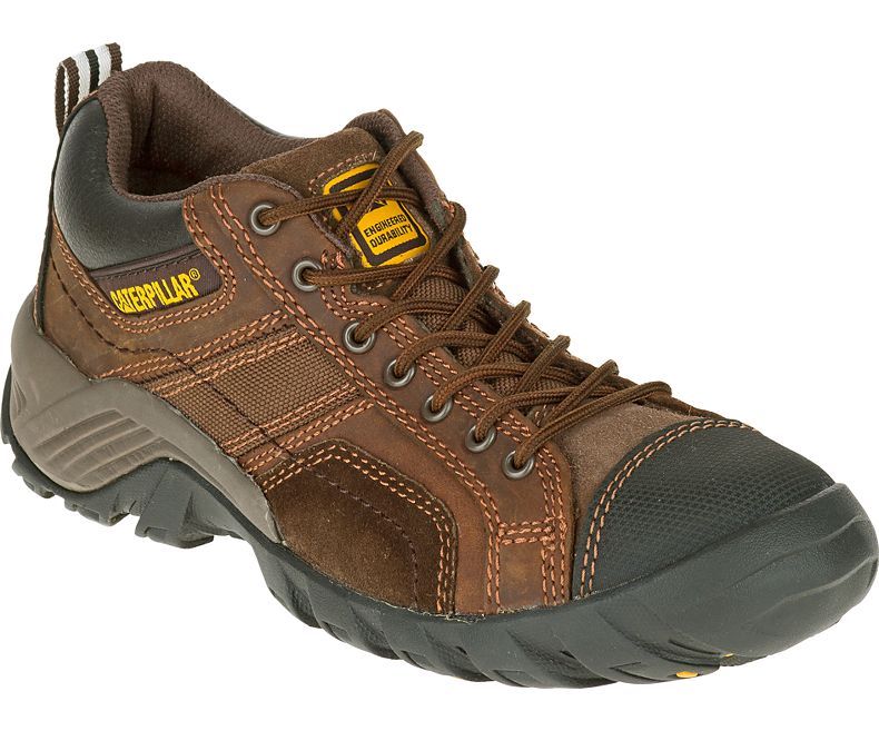 CAT Composite Toe Safety Work Oxford Boot Leather Slip Resistant ASTM EH