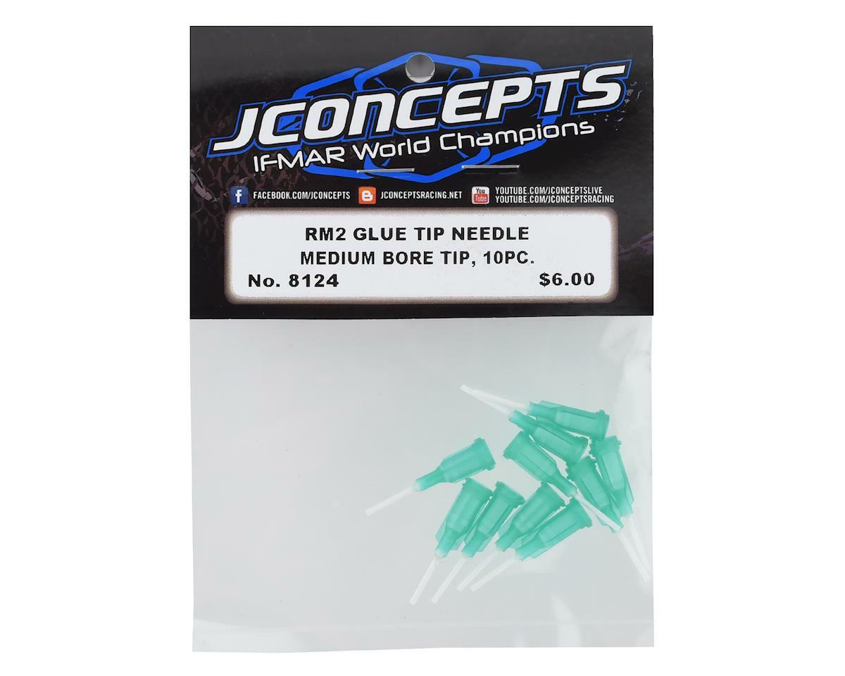 JConcepts RM2 Medium Bore Glue Tip Needles (Green) (10) [JCO8124]