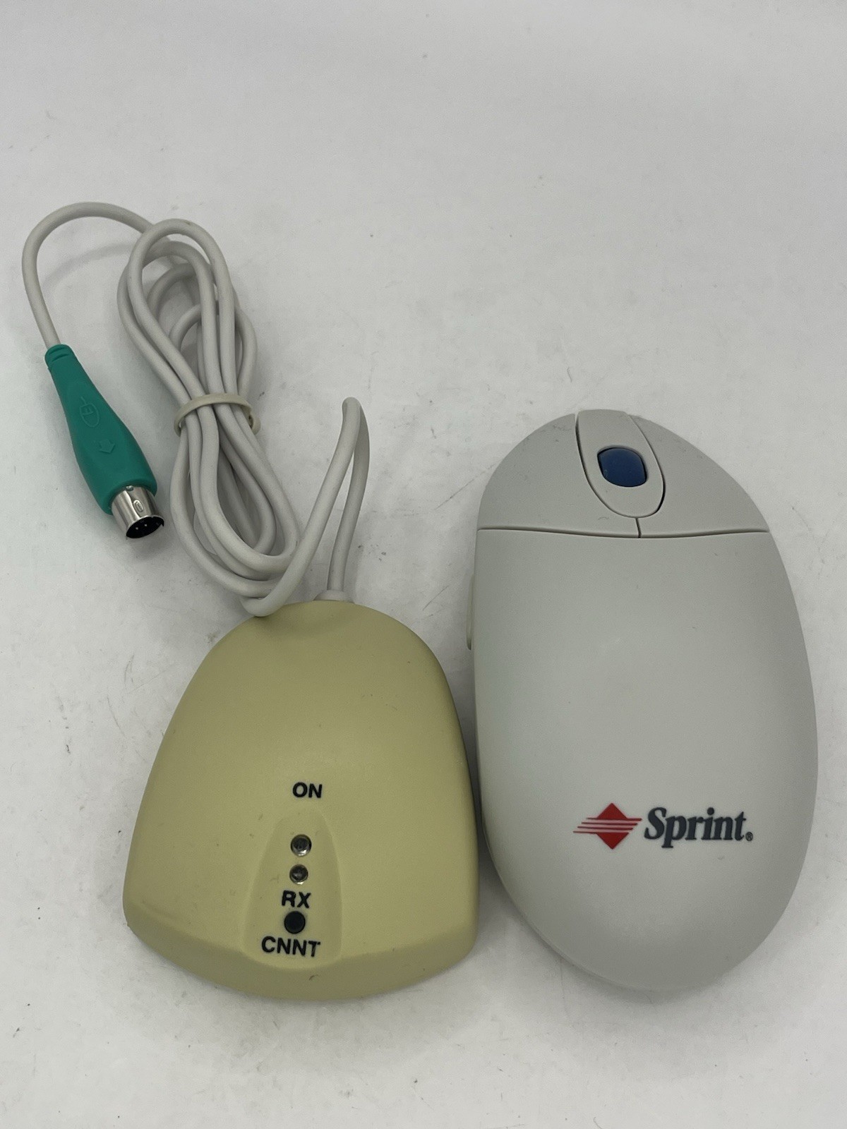 RF Cordless Device Receiver & Mouse Model KW-403 Sprint Telephone Co. Logo Brand