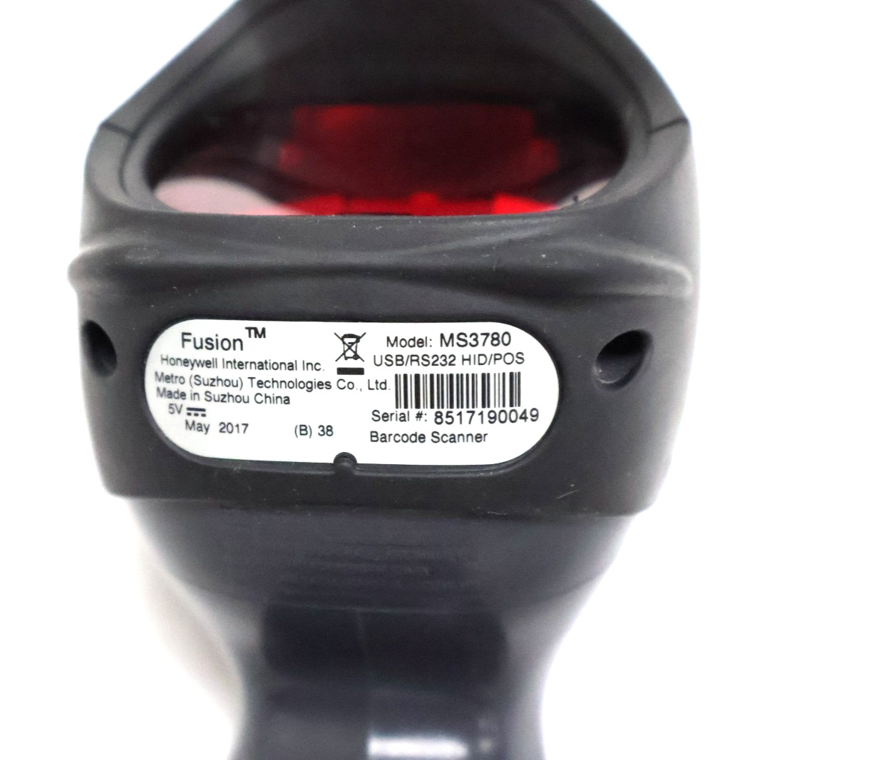 Honeywell MS3780 Fusion Omnidirectional Barcode Scanner w/ Stand