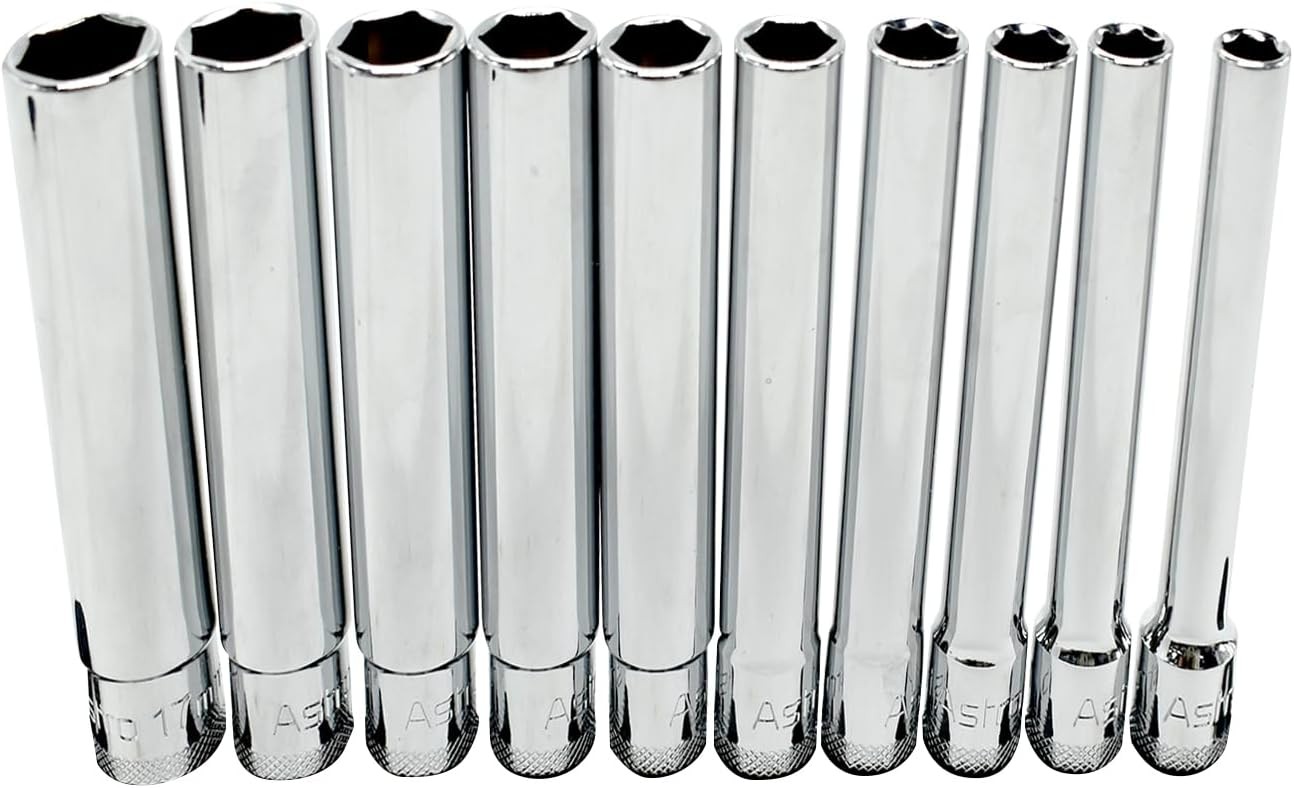 Astro Tools 4110 10pc 3/8" Drive Extra Deep Metric Socket Set