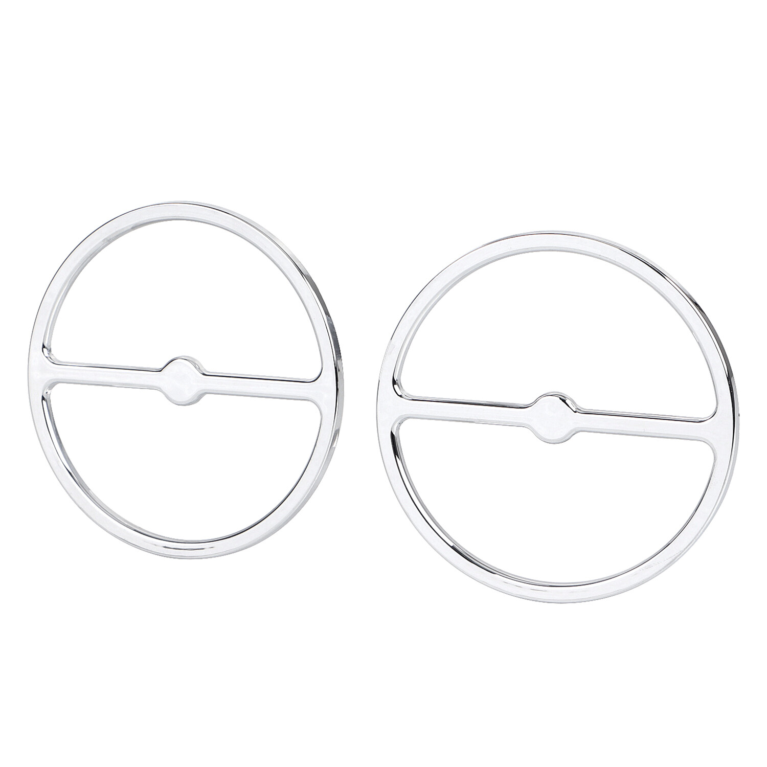 Chrome Front Speaker Trim Ring Cover For Harley Tri Electra Glide Classic FLHTC