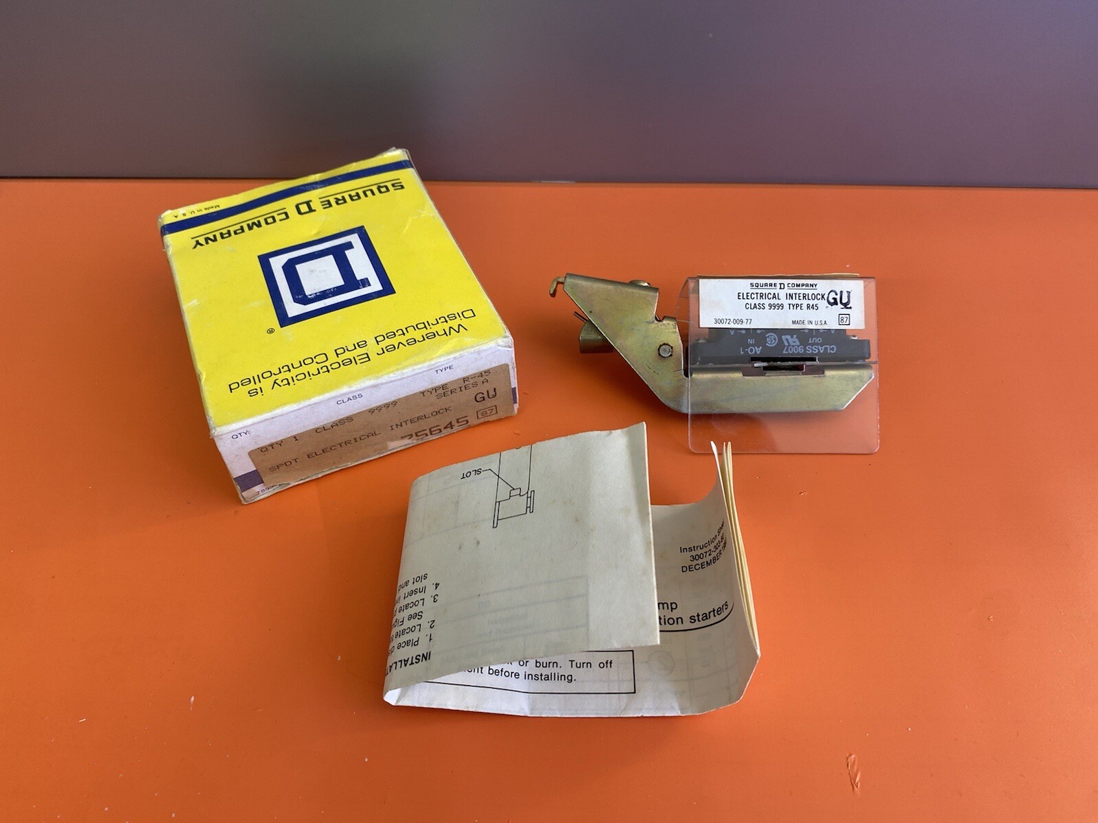 Square D Stop Electrical Interlock 75645