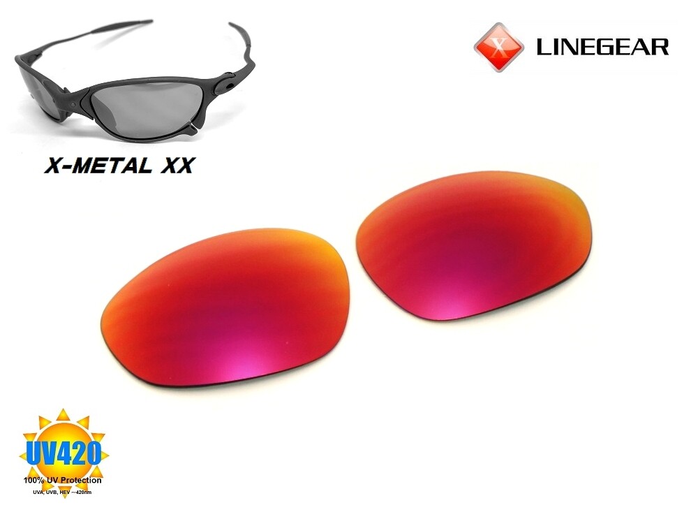 LINEGEAR  UV420 Premium Red - Non-Polarized Lens for Oakley X-Metal XX [XX-PR]