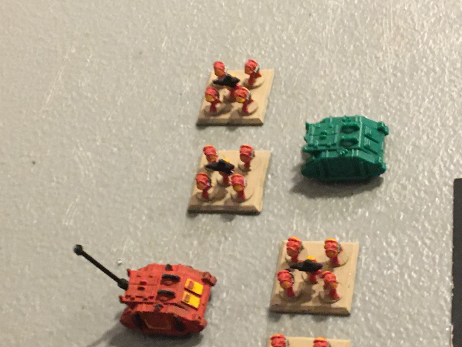 A39675 WARHAMMER EPIC 40K SPACE MARINES DEVASTATOR DETACHMENT MOSTLY PAINTED GW
