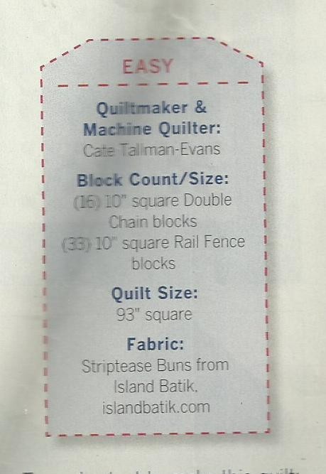 C0305 ICE QUEEN QUILT PATTERN/INSTRUCTIONS