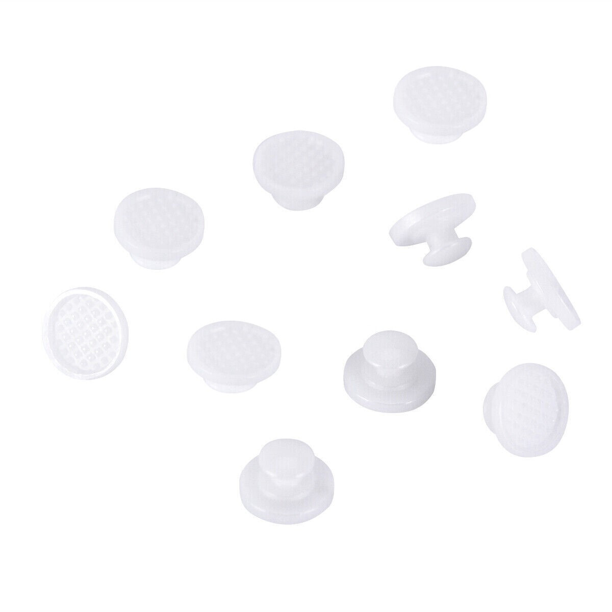 Dental Orthodontic Elliptical Lingual Button Bondable Round Base Traction Hook