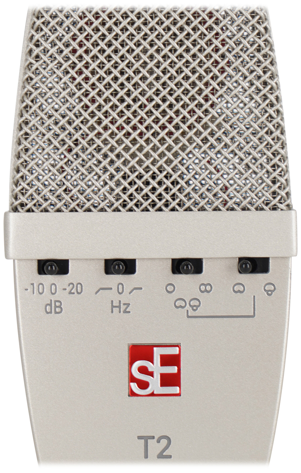 2) Se Electronics T2 Studio Recording Microphones w/Titanium Capsules+Mount+Case