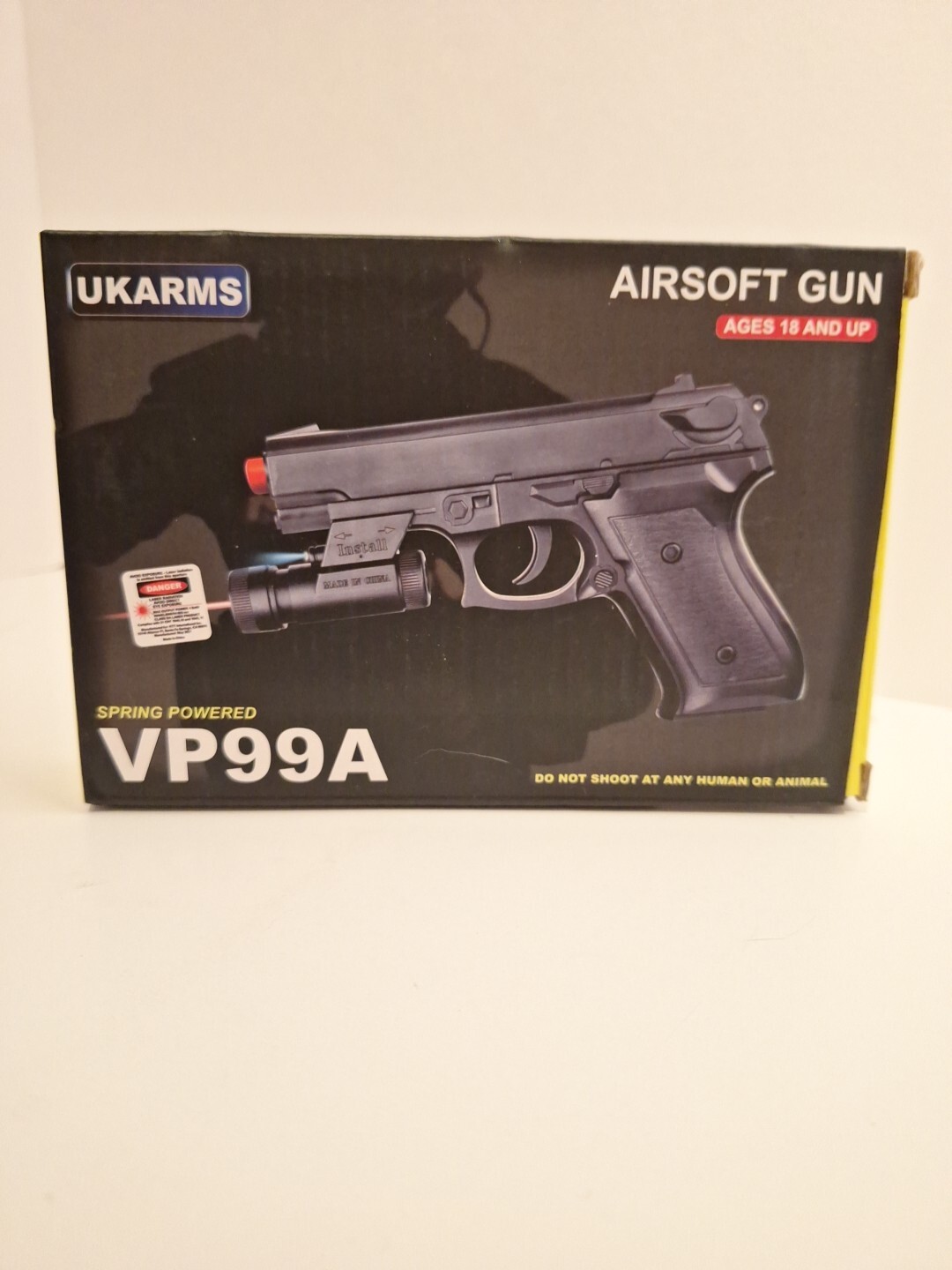 UKARMS Airsoft Gun Spring Powered VP99A  NEW OPENED BOX.