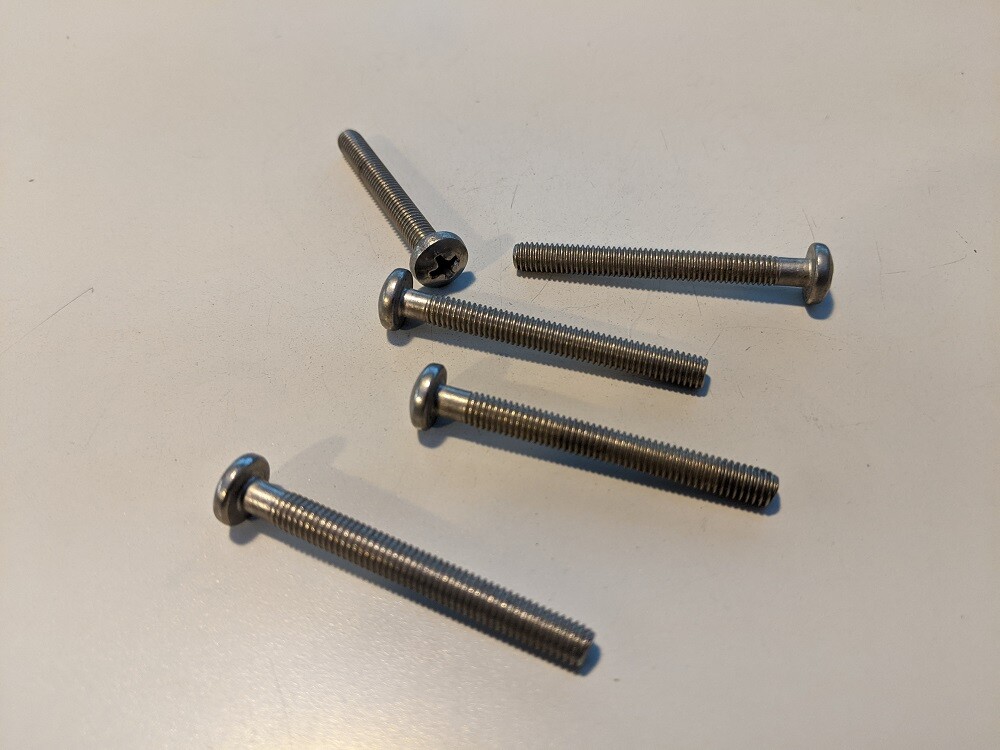 10-32 X 1-3/4" PHILLIPS PAN HEAD STAINLESS STEEL MACHINE SCREW 10 EACH