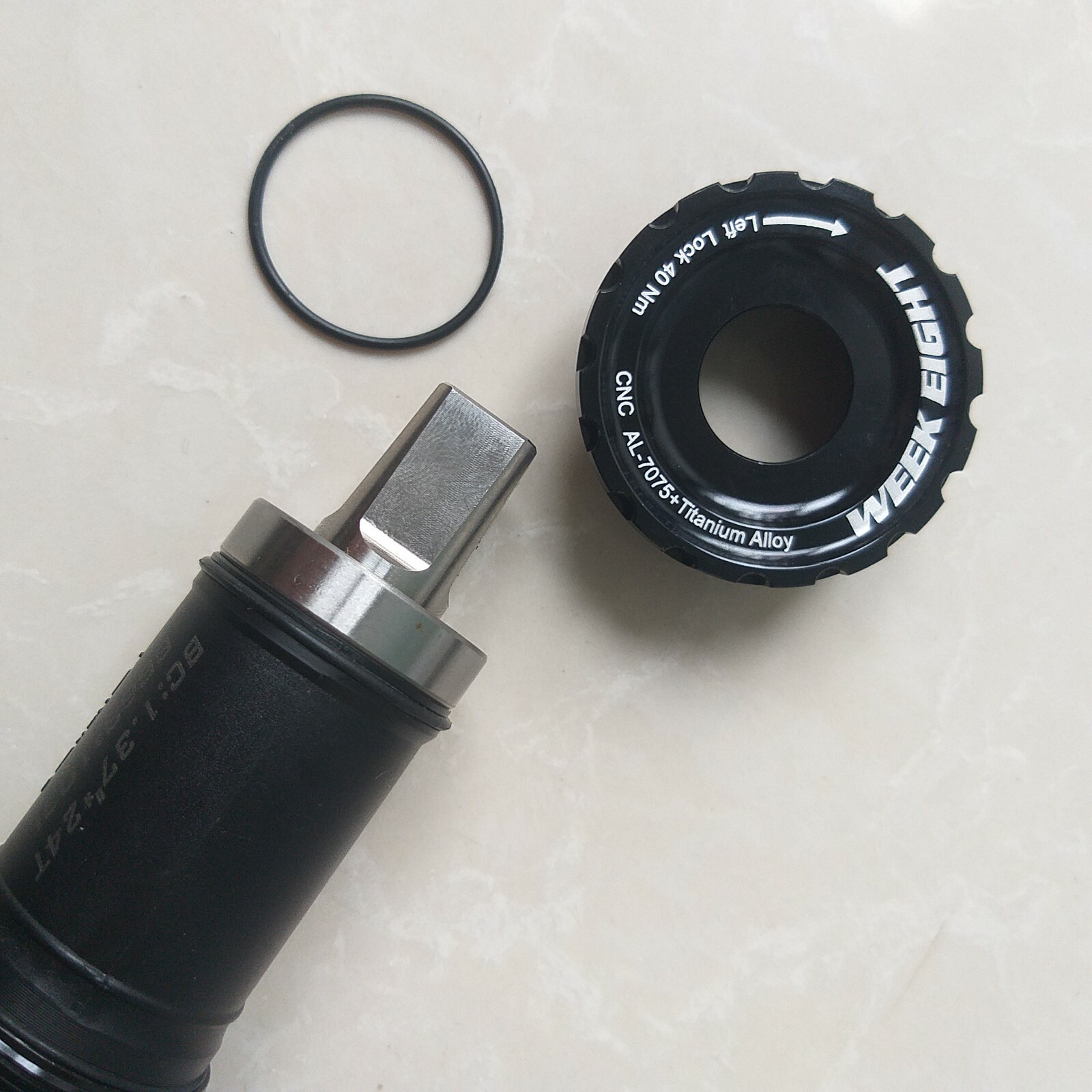 Titanium 103mm Bicycle Square Taper Bottom Bracket Bearing Cartridge 68mm * 113L