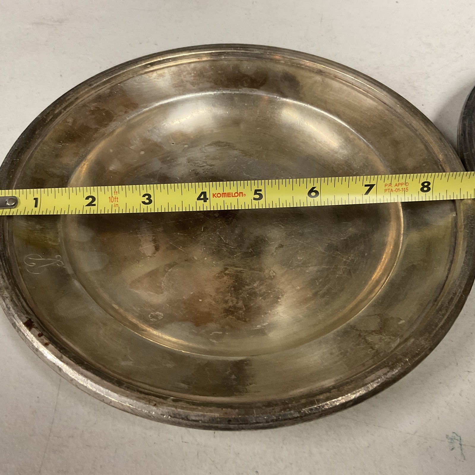 Christofle Silver Plate Plate - Silverplated Tableware Serving Plate