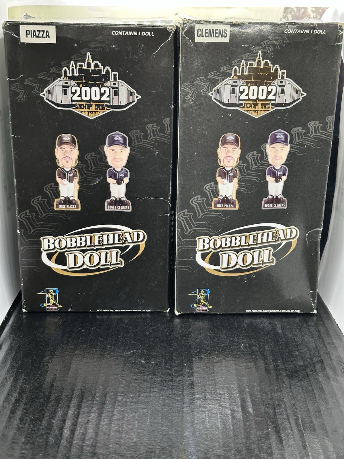 2002 MLB Trust for Children - Mike Piazza and Roger Clemens Bobblehead Lot - NIB