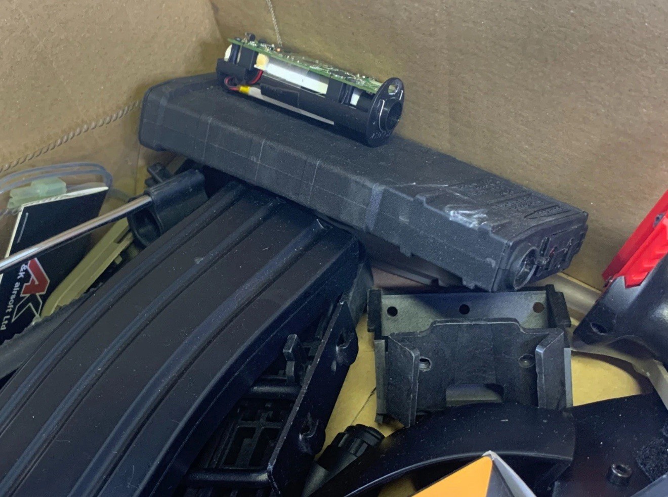 AIRSOFT BONEYARD BOX PARTS BOX