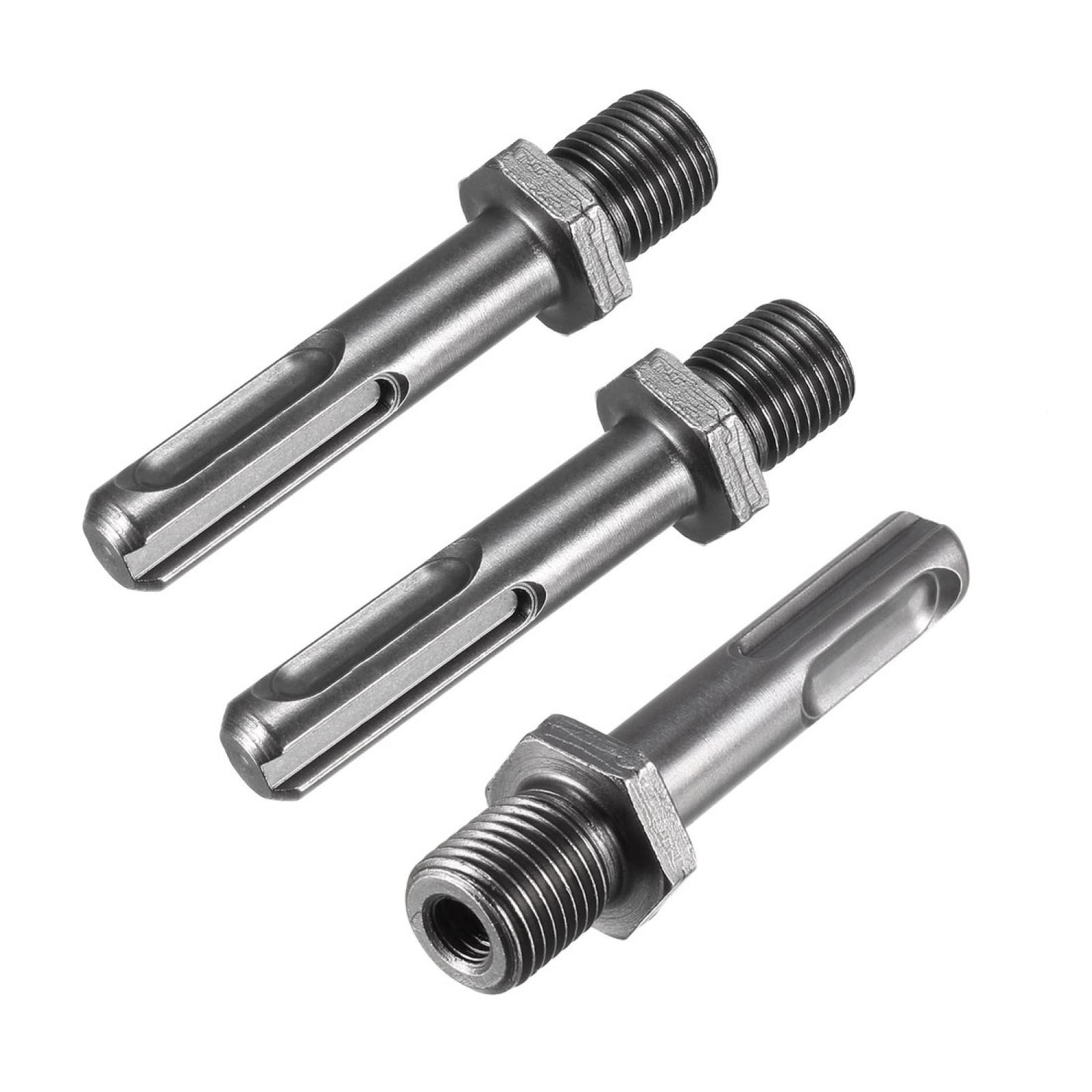 1/2" Thread 65mm Hexagonal Drill Shank Spindle Adapter 3pcs