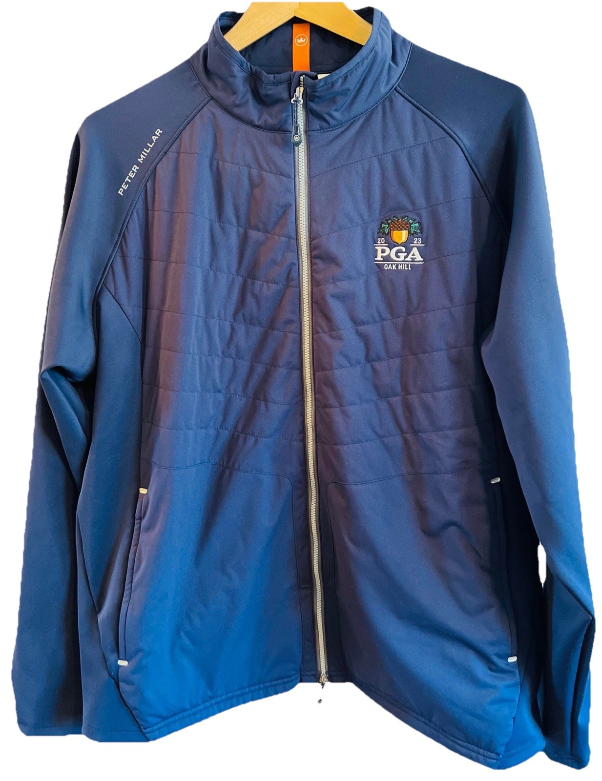 PETER MILLAR PGA CHAMPIONSHIP OAK HILL NAVY GOLF JACKET XL BROOKS KOEPKA NEW