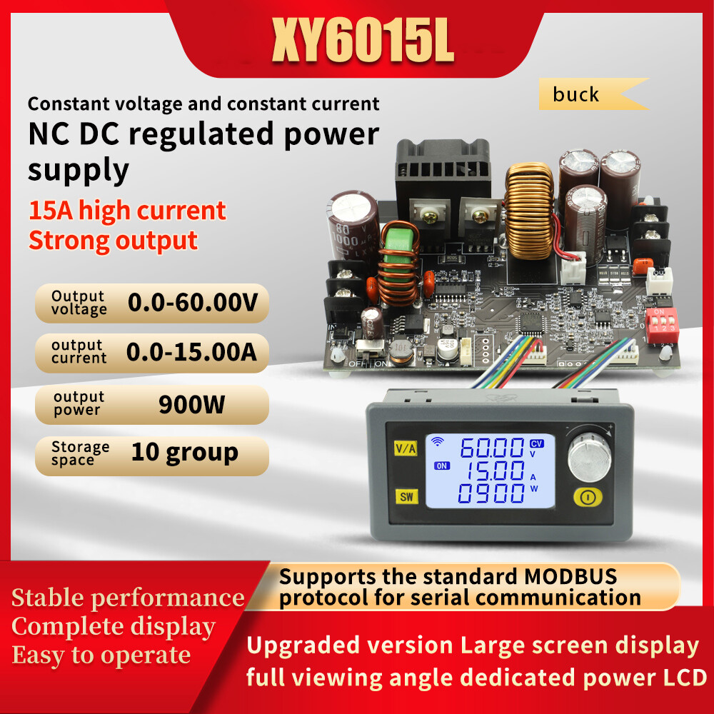 XY6015L 15A 900W DC6-70V Power Supply CNC DC Voltage Regulator Step down Module